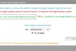 Enter your UA code from Google Analytics.